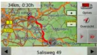 BECKER Traffic Assist Z 205 - Gehele route weergeven - 1