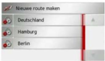Nieuwe route maken Deutschland Hamburg Berlin