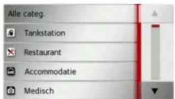 Alle categ. Tankstation Restaurant Accommodatie Medisch