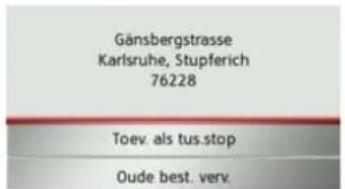 Gänsbergstrasse Karlsruhe, Stupferich 76228 Toev. als tus.stop Oude best. verv.