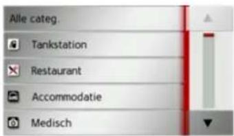Alle categ. Tankstation Restaurant Accommodatie Medisch