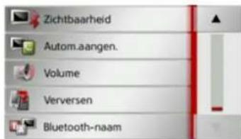 Zichtbaarheid Autom.aangen. Volume Verversen Bluetooth-naam
