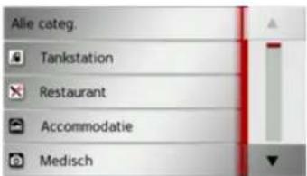 Alle categ. Tankstation Restaurant Accommodatie Medisch