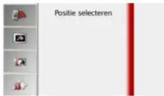 Positie selecteren