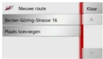 Nieuwe route Becker-Göring-Strasse 16 Plaats toevoegen Klaar