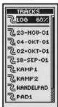 COBRA GPS100 - Een geselecteerde track navigeren - 2