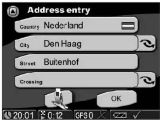 VDO DAYTON PN 2050 - Voer uw doelplaats in - 6