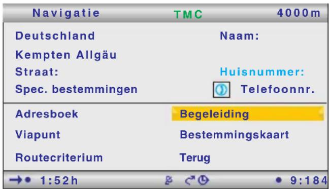 VDO DAYTON MS5700 SD - Bediening van de menu's - 1