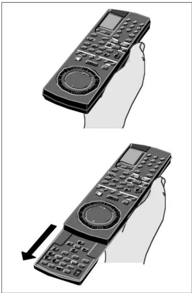 GRUNDIG GV 401 VPT - De twee niveau's van de afstandsbediening - 1