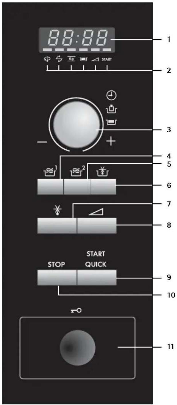 AEG-ELECTROLUX MC2661EW - Bedieningspaneel - 1