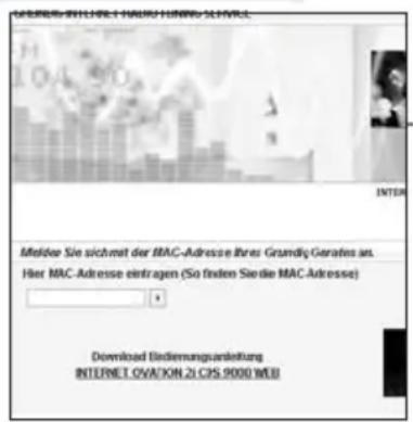 GRUNDIG RRCD 3760 WEB - Op de GRUNDIG homepage registreren - 1
