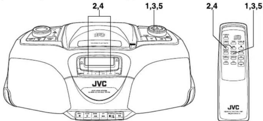 2,4 1,3,5 JVC JVC 2,4 1,3,5