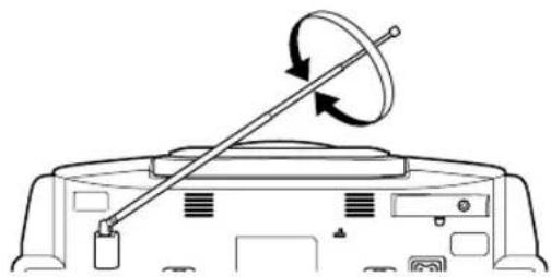 JVC RC-BX530SL - Gebruik van de antennes - 1