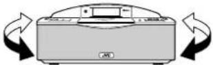 JVC RD-T70RBU - Voor AM (MW)-ontvangst: - 1