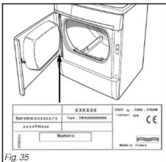 BRANDT VAP9831E - OORSPRONKELIJKE ONDERDELEN - 1