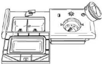 SMEG PLA 653 - Gebruik van de doseerbakjes voor het glansspoelmiddel en het afwasmiddel - 1