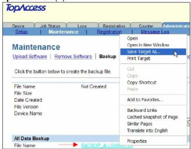 TOSHIBA E-Studio 603 - Klik op Maintenance (1) - 2