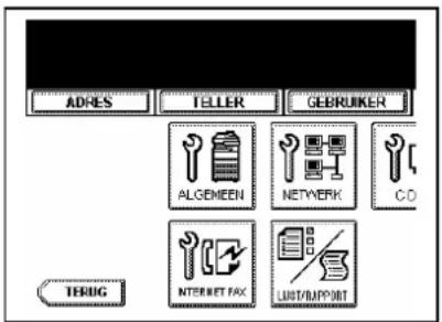ADRES TELLER GEERUJKER ALGEMEEN NETWORK CD TERRIG INTERNET FAX LUST/UPPORT