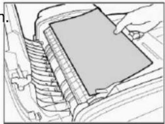 TOSHIBA E-Studio 603 - Vastlopen van papier in de documenteninvoer - 2