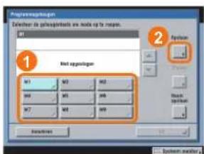 CANON IRC3080i - Om veel gebruikte instellingen op te roepen - 3