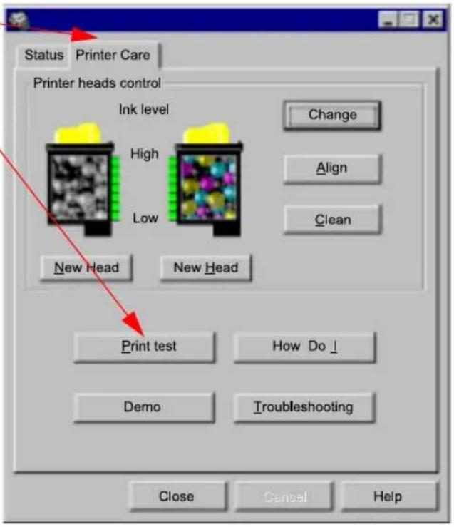 OLIVETTI Artjet 12 - De printtest van printermonitor - 1
