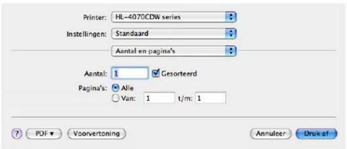 Printer: HL-4070CDW series Instellingen: Standaard Aantal en pagina's Aantal: 1 Gesorteerd Pagina's: Alle Van: 1 t/m: 1 ? PDF ▼ Voorvertoning Annuleer Druk of