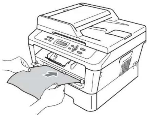 BROTHER DCP-7057W - Afdrukken op normaal papier of kringlooppapier vanuit de handmatige invoergleuf - 4