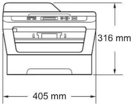 316 mm 405 mm