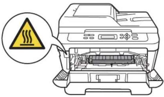 BROTHER DCP-7057W - Papier is vastgelopen aan de achterkant van de machine - 2