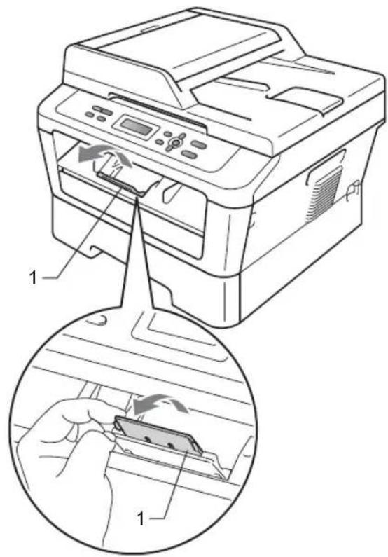 BROTHER DCP-7057W - Afdrukken op normaal papier of kringlooppapier vanuit de handmatige invoergleuf - 1