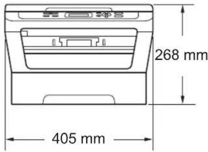 268 mm 405 mm