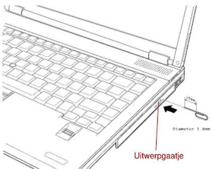 Uitwerpgaatje 1,0mm Diameter 1,0mm