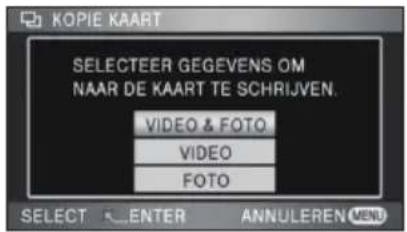 PANASONIC HDC-HS100E - Selecteer het item en druk op de cursor. - 1