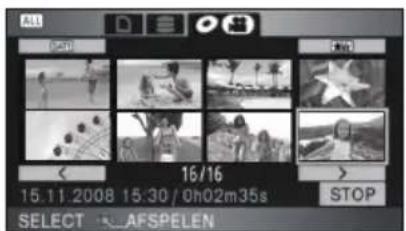 PANASONIC HDC-HS100E - Gekopieerde discs afspelen - 3