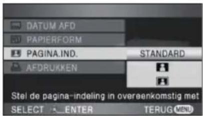 PANASONIC HDC-HS100E - Selecteer de gewenste pagina-indeling met [PAGINA.IND.]. - 1