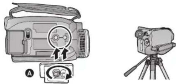 PANASONIC HDC-HS100E - Statief schroefgat - 1