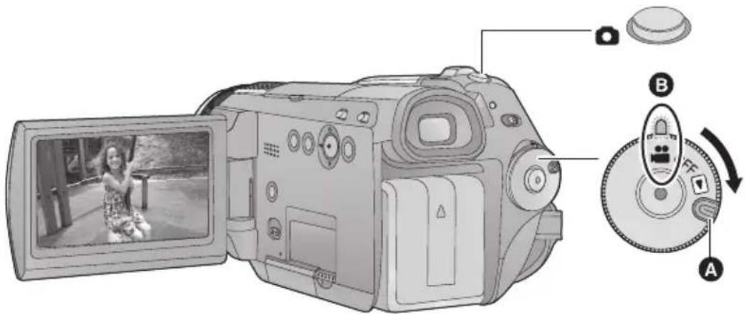 PANASONIC HDC-HS100E - Selecteer het menu. (→ 24) - 2