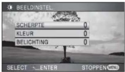 PANASONIC HDC-HS100E - Selecteer het item met de cursor en druk op de cursor. - 1