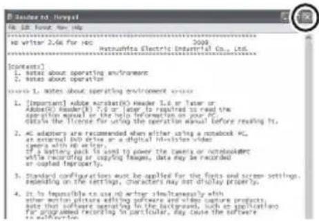 PANASONIC HDC-HS100E - Lees de [End User License Agreement], zet een vinkje naast [I accept the terms of the license agreement] als u deze accepteert, en klik op [Next]. - 2