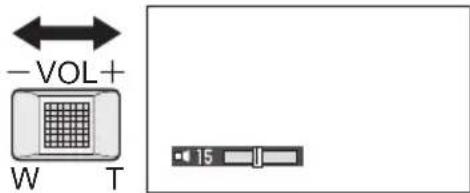 PANASONIC HDC-HS100E - ■ Luidspreker-/hoofdtelefoonvolume-instelling - 1