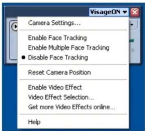 ACER Aspire 9424 - De face tracking functie gebruiken - 3