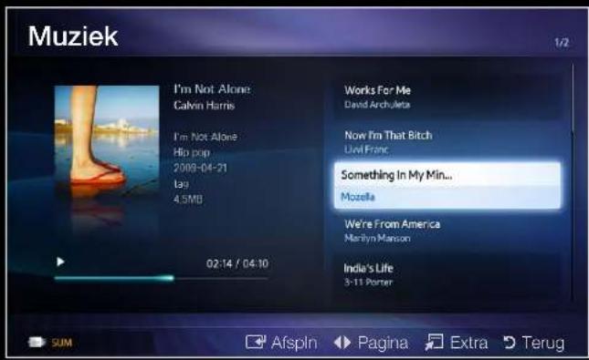 SAMSUNG UE32D4003 - Muziek afspelen - 1