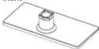 SAMSUNG HG46EB675 - Componenten van voet - 1