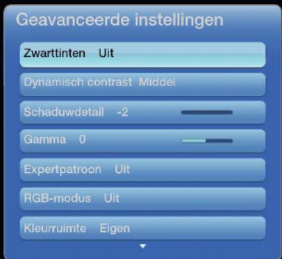 SAMSUNG UE55D6530 - Geavanceerde instellingen - 2