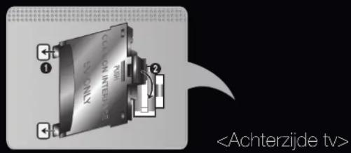 SAMSUNG UE55D6530 - ■ De Cl-kaartadapter bevestigen - 1