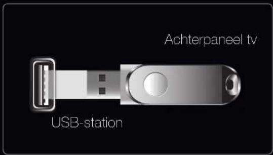 SAMSUNG UE55D6530 - □ Een USB-apparaat aansluiten - 1