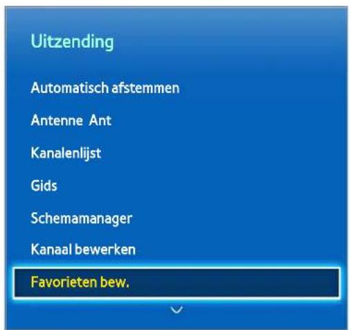 SAMSUNG UE55F6750 - Voorkeurskanalen - 1