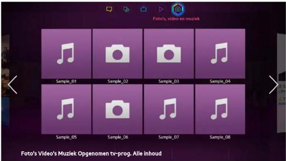 SAMSUNG UE55F6750 - Foto's, video en muziek - 1
