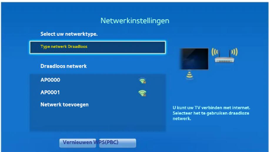 SAMSUNG UE50F6650 - Handmatig draadloos netwerk instellen - 1