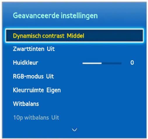 SAMSUNG UE50F6650 - Geavanceerde instellingen - 1